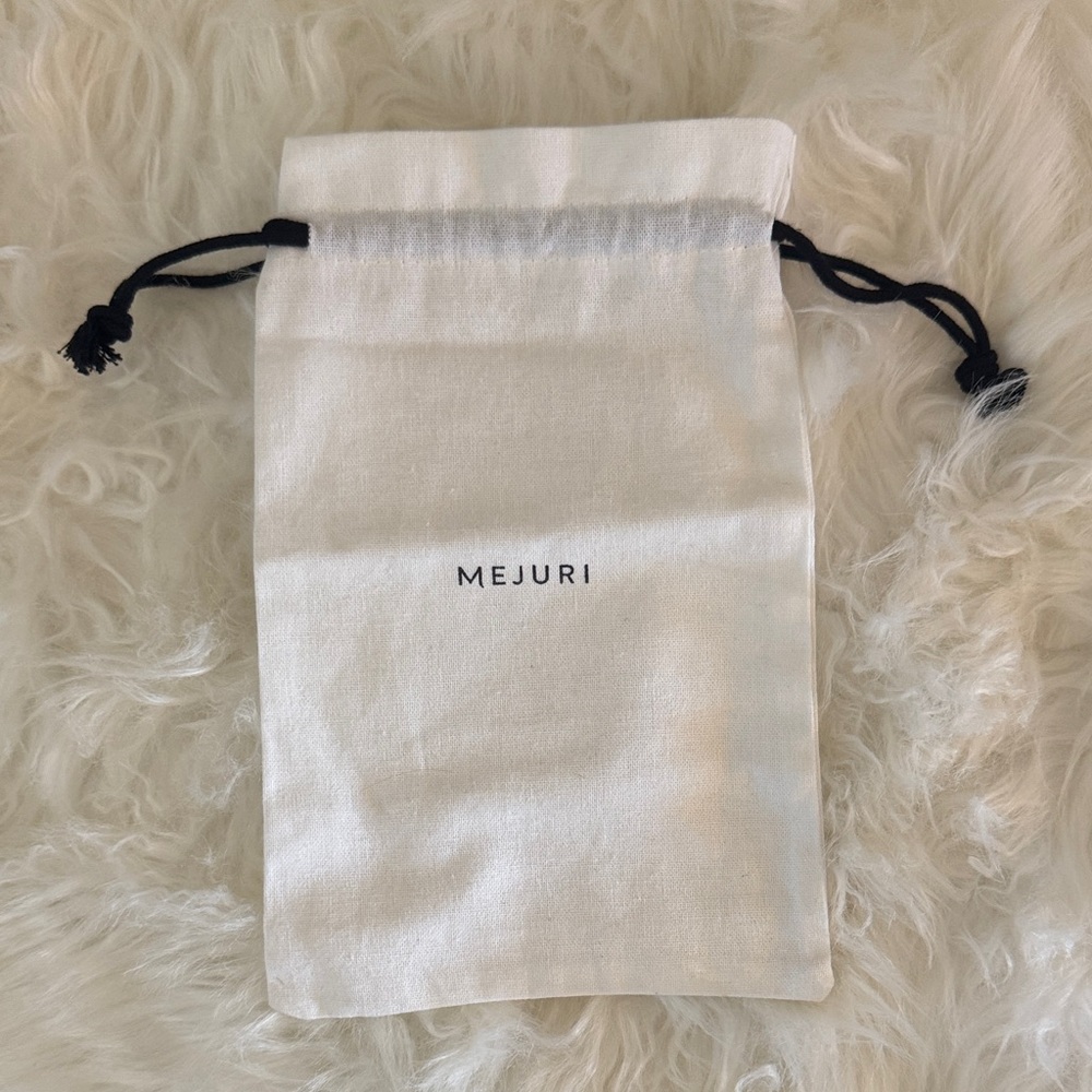 Mejuri Ivory Jewelry Dust Pouch | POUCH ONLY